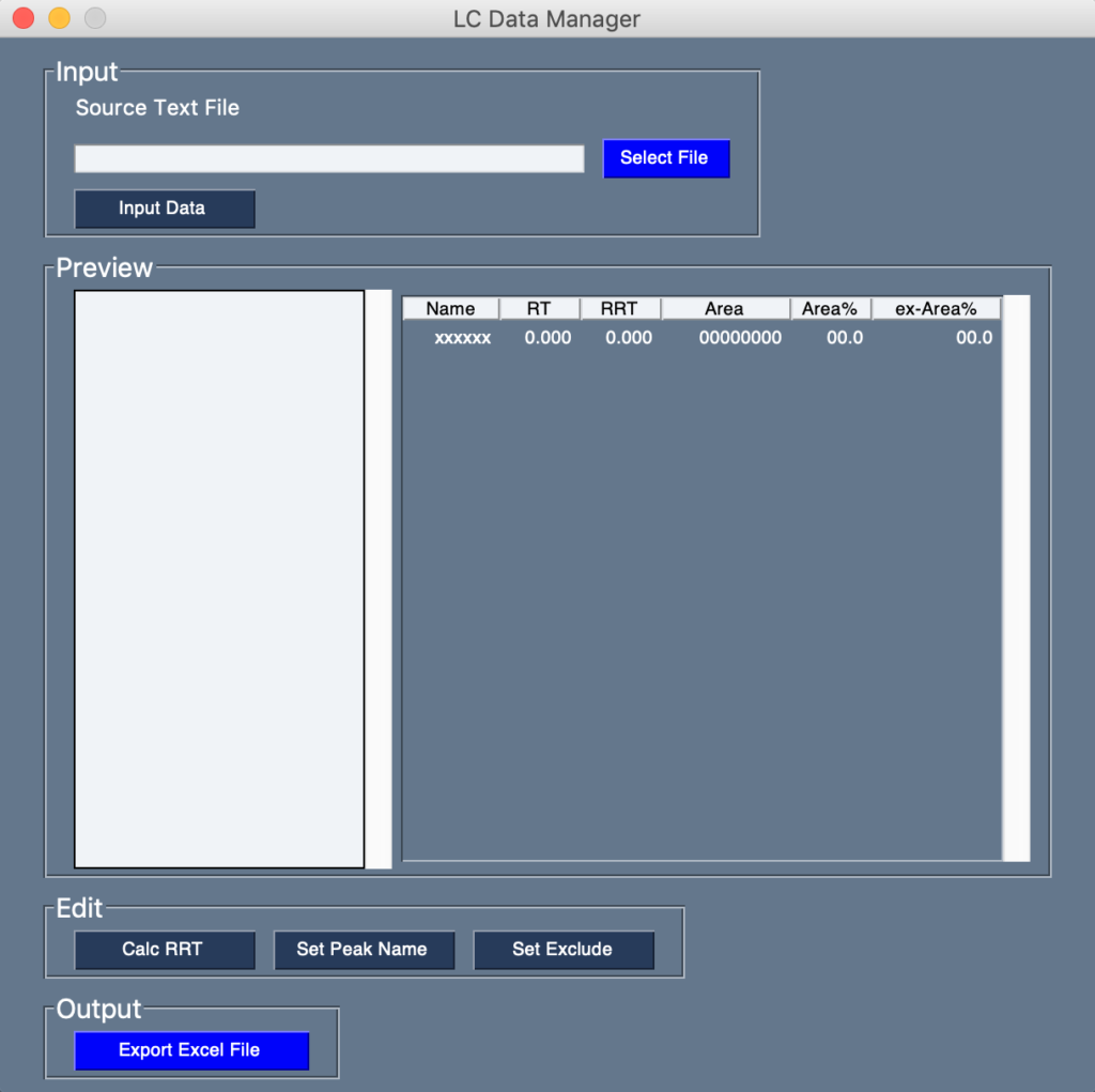 Hplcのデータ整理を自動化してみた Python Gui